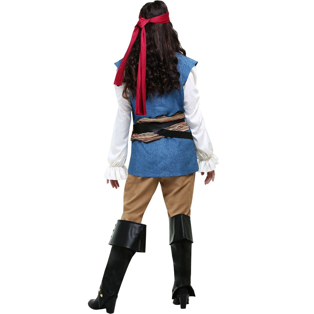 ,Halloween Pirates of the Caribbean Captain Cosplay Costume